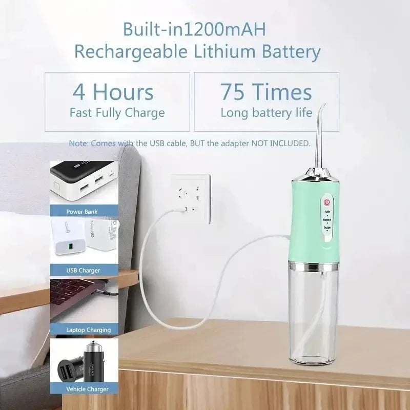 Portable Rechargeable Water Flosser